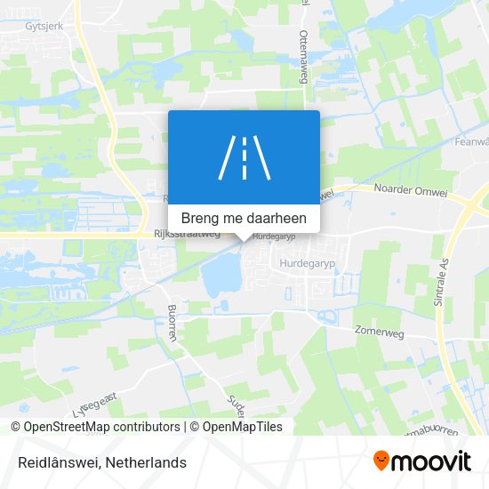 Reidlânswei kaart