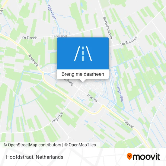 Hoofdstraat kaart