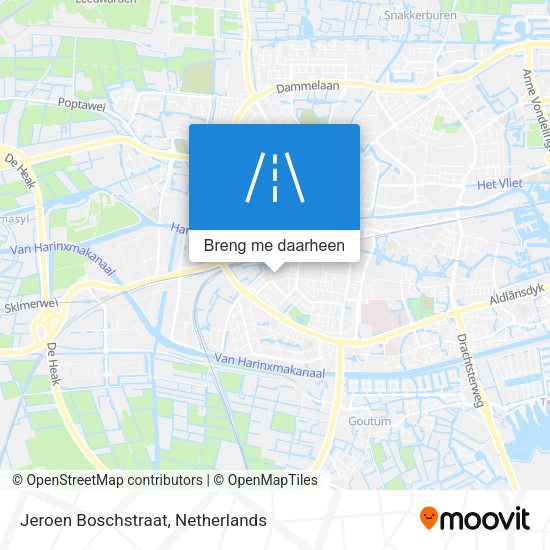 Jeroen Boschstraat kaart