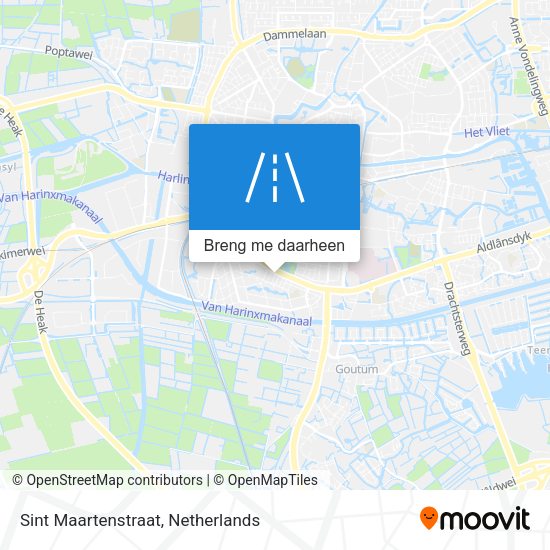 Sint Maartenstraat kaart