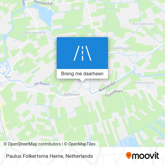 Paulus Folkertsma Herne kaart