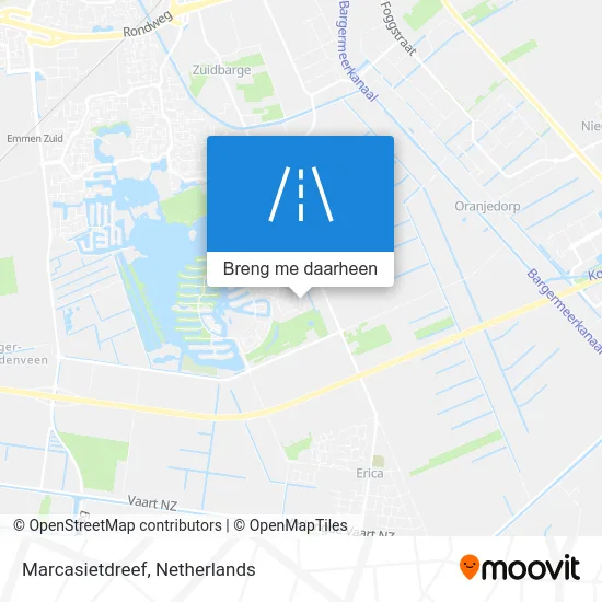 Marcasietdreef kaart