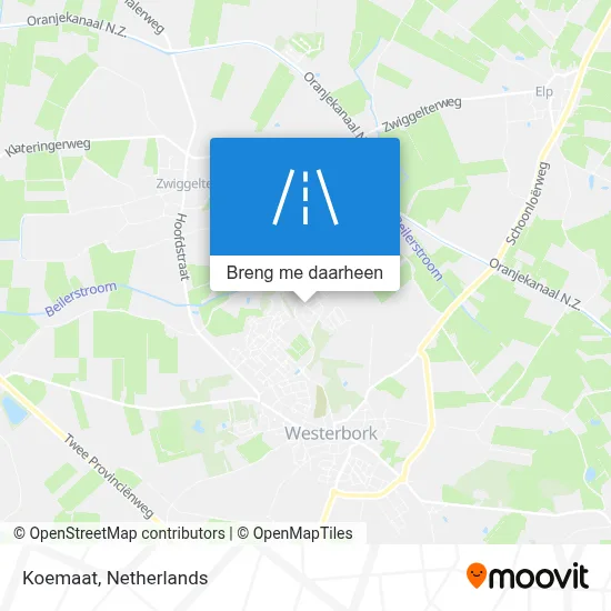 Koemaat kaart