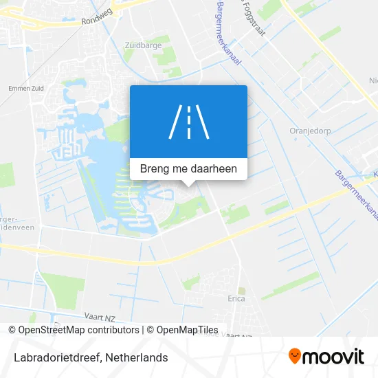 Labradorietdreef kaart