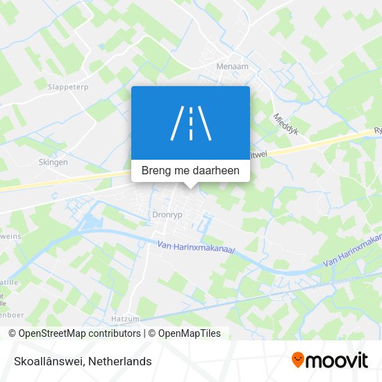 Skoallânswei kaart