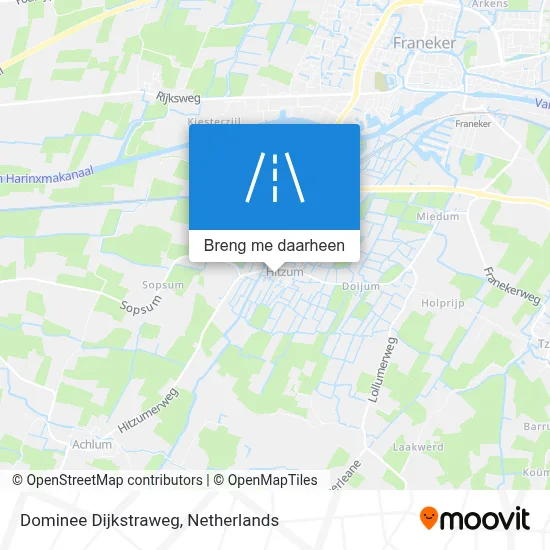 Dominee Dijkstraweg kaart