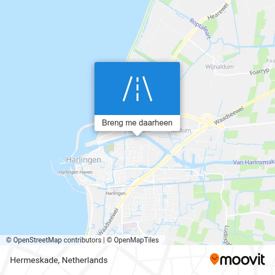 Hermeskade kaart