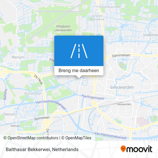 Balthasar Bekkerwei kaart