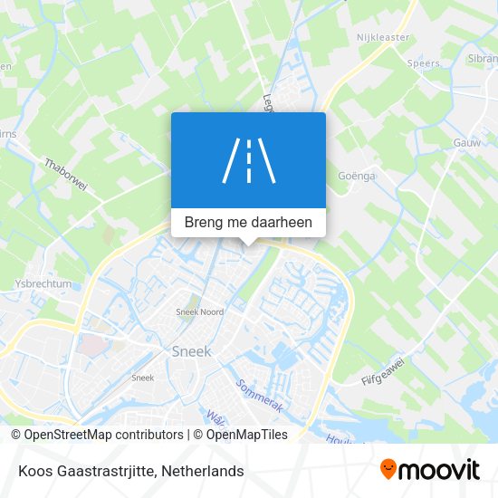 Koos Gaastrastrjitte kaart