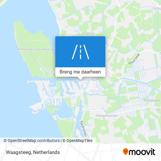 Waagsteeg kaart