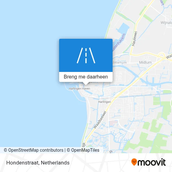 Hondenstraat kaart