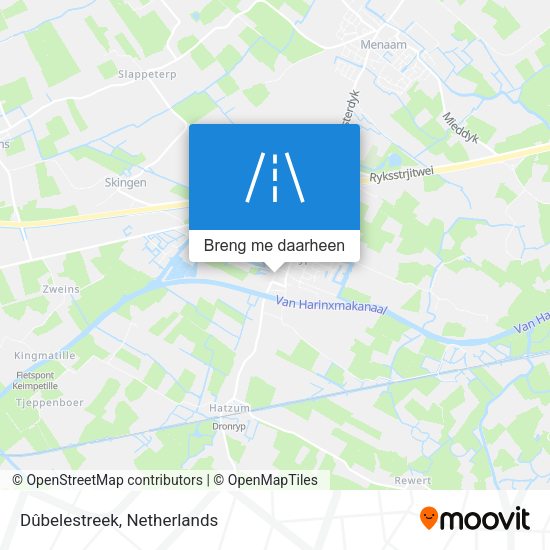 Dûbelestreek kaart