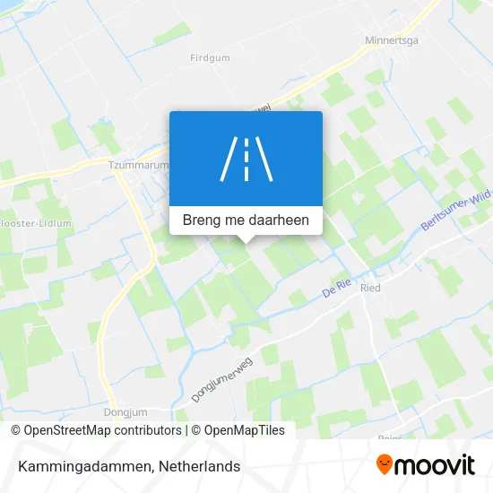 Kammingadammen kaart