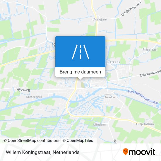 Willem Koningstraat kaart