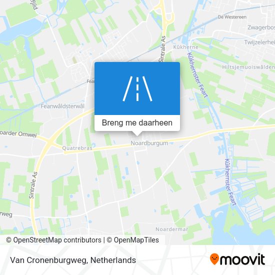 Van Cronenburgweg kaart