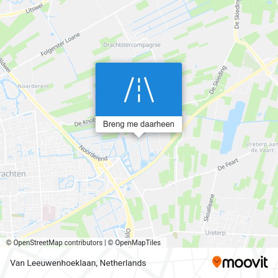 Van Leeuwenhoeklaan kaart