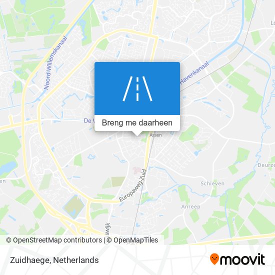 Zuidhaege kaart