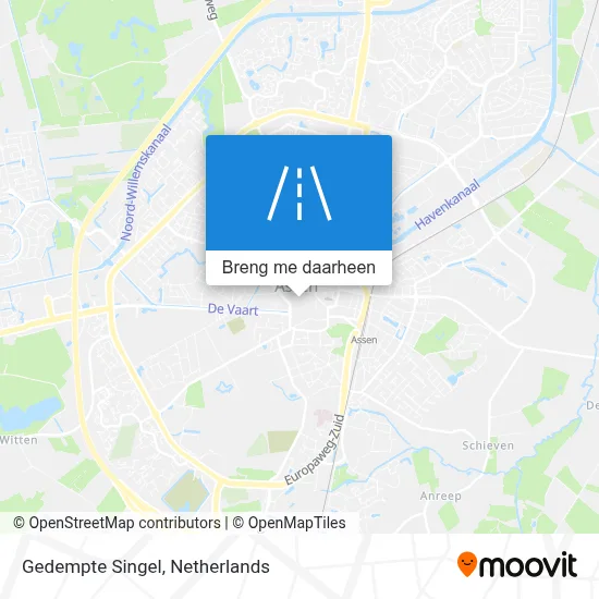 Gedempte Singel kaart