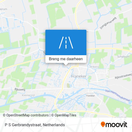 P S Gerbrandystraat kaart