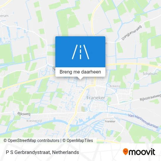 P S Gerbrandystraat kaart