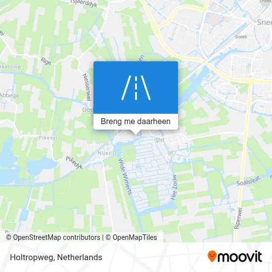 Holtropweg kaart
