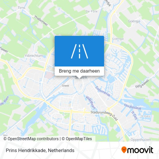 Prins Hendrikkade kaart