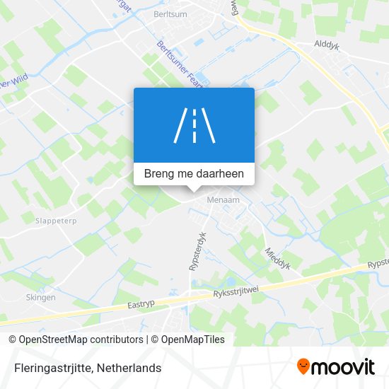 Fleringastrjitte kaart