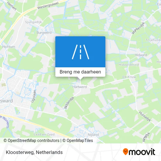 Kloosterweg kaart