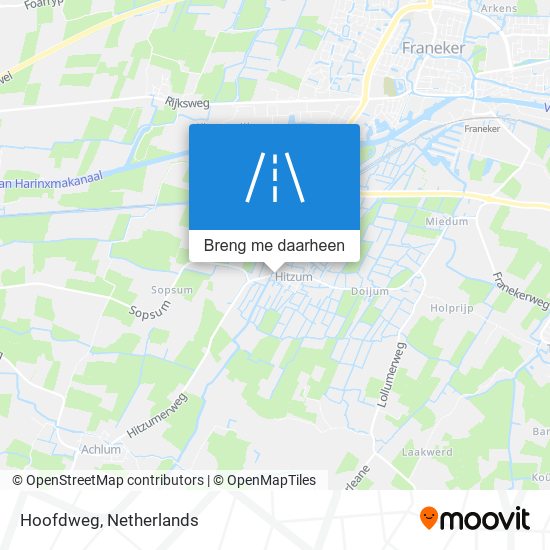 Hoofdweg kaart