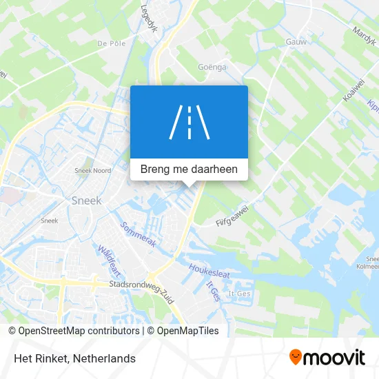 Het Rinket kaart