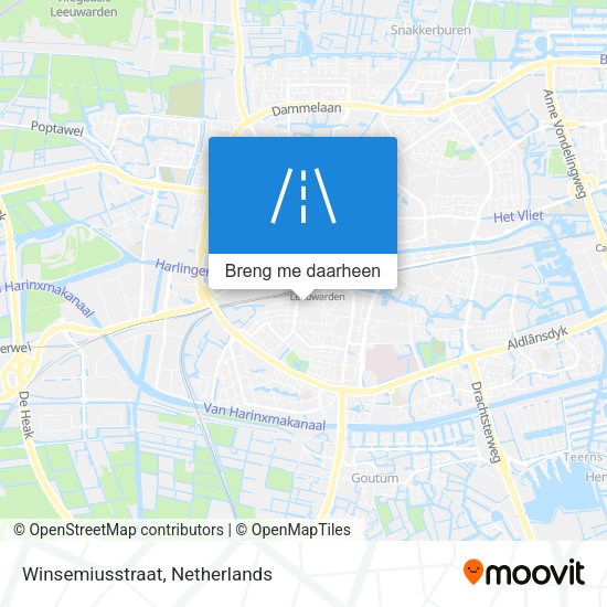 Winsemiusstraat kaart