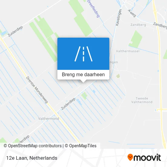 12e Laan kaart