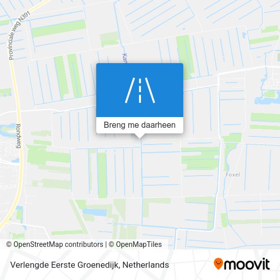 Verlengde Eerste Groenedijk kaart
