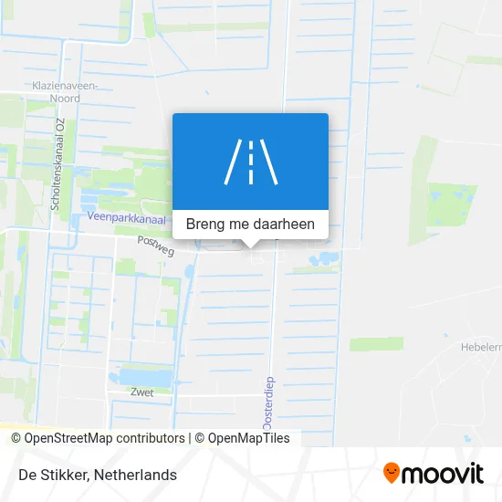 De Stikker kaart