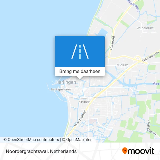 Noordergrachtswal kaart