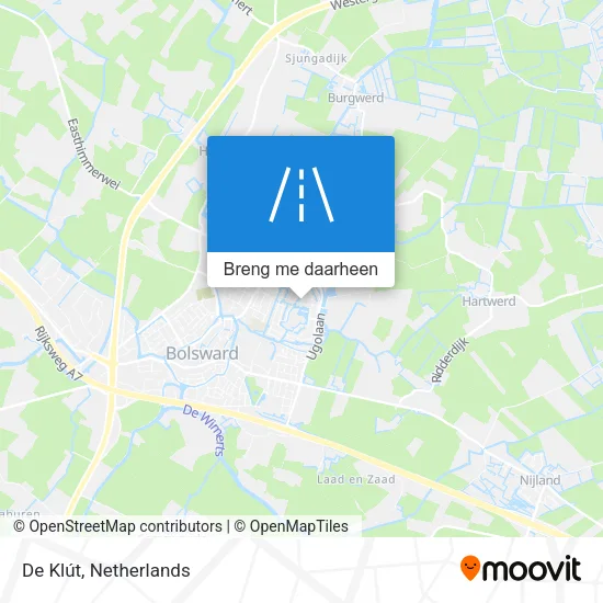 De Klút kaart
