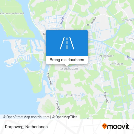Dorpsweg kaart