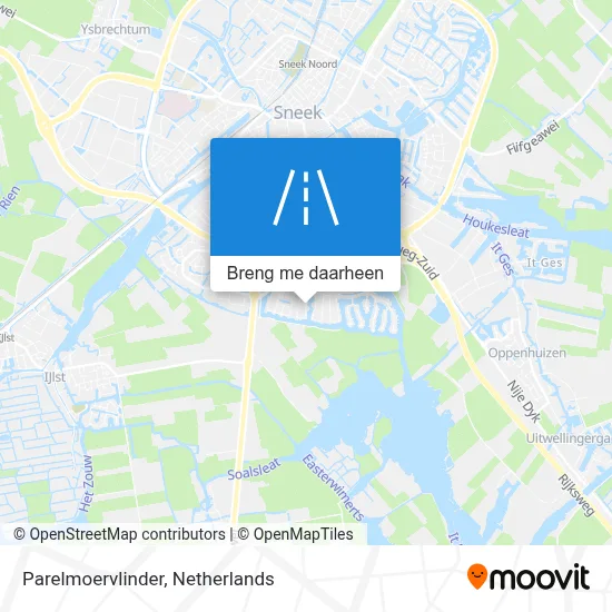 Parelmoervlinder kaart