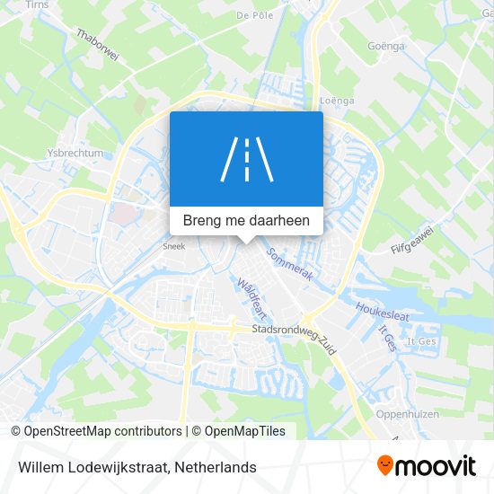 Willem Lodewijkstraat kaart