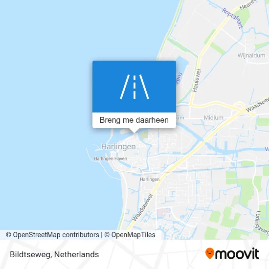 Bildtseweg kaart
