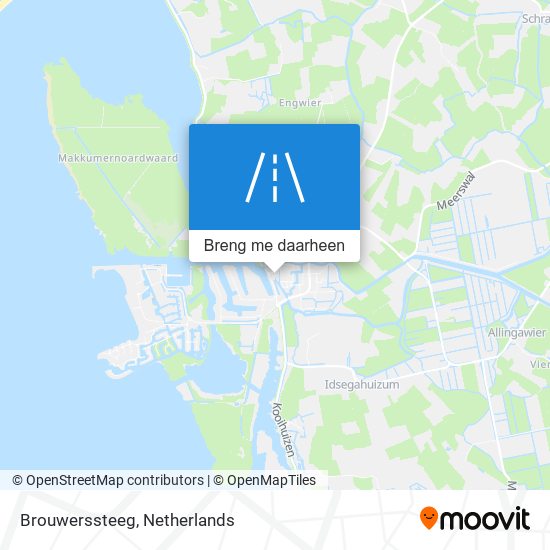 Brouwerssteeg kaart