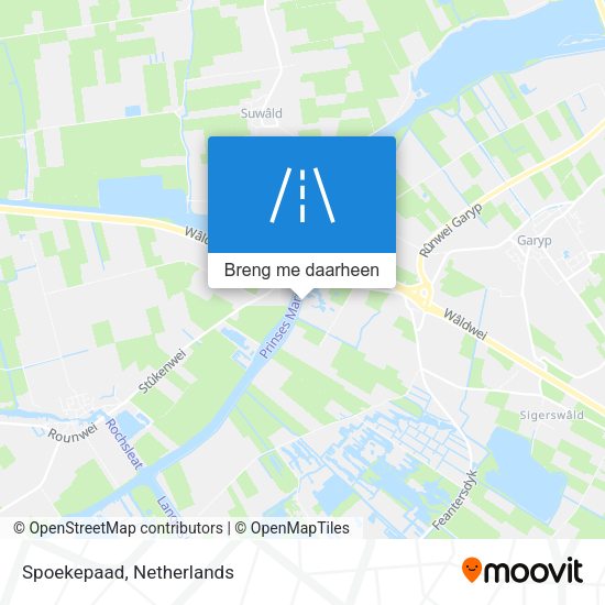 Spoekepaad kaart