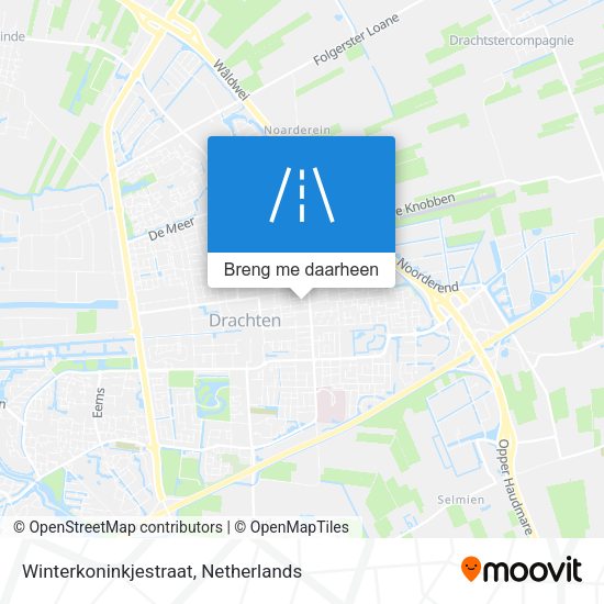 Winterkoninkjestraat kaart