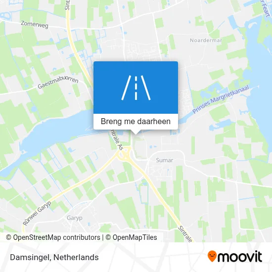 Damsingel kaart