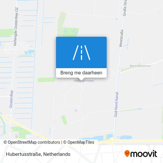 Hubertusstraße kaart