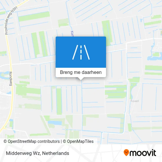 Middenweg Wz kaart