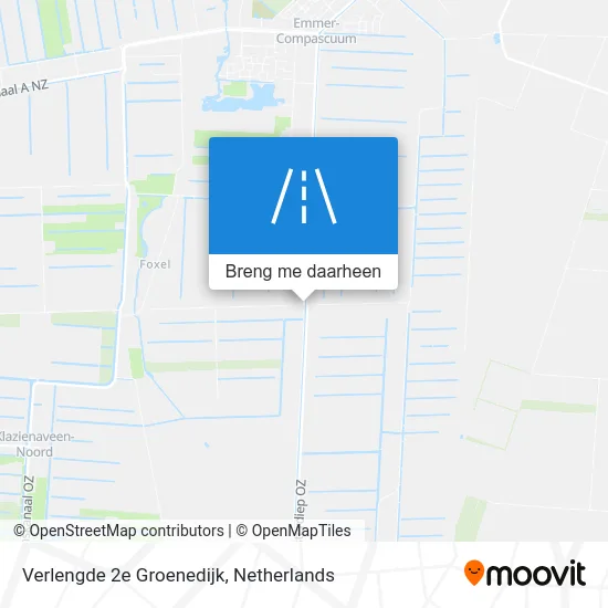 Verlengde 2e Groenedijk kaart