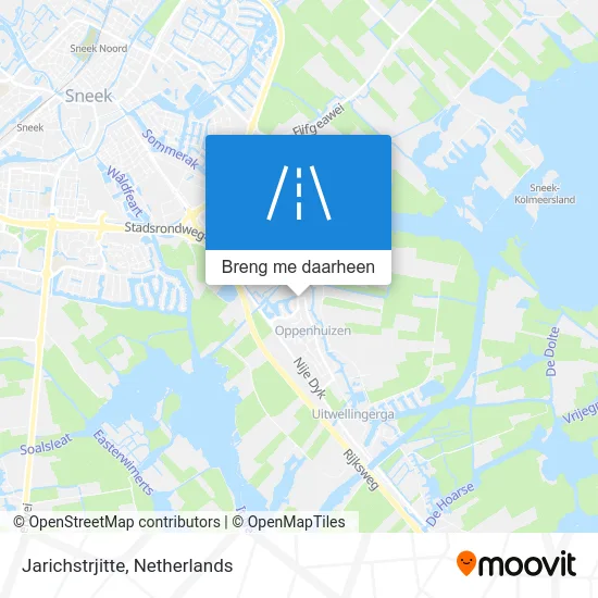 Jarichstrjitte kaart