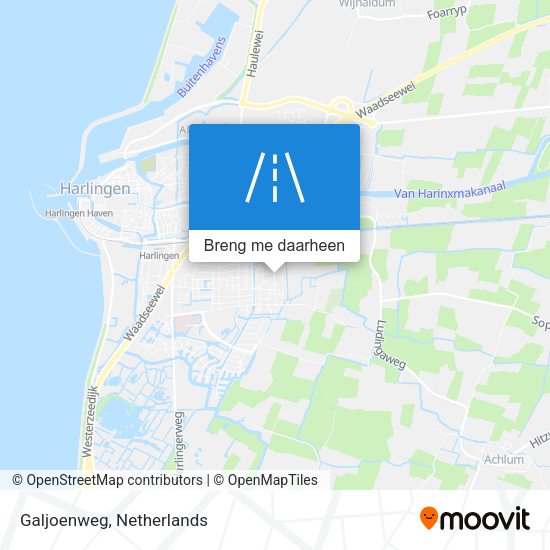 Galjoenweg kaart