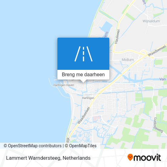Lammert Warndersteeg kaart